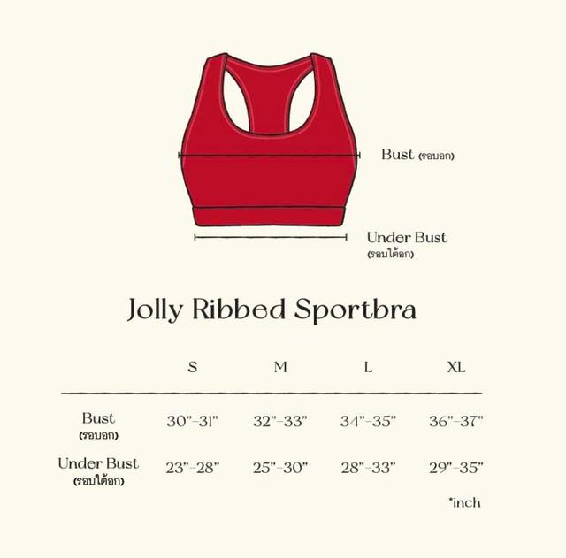 <預訂>🇹🇭The Flos ClubJolly Ribbed Sports Bra 留意15至20日到貨 Made in Thailand 🇹🇭