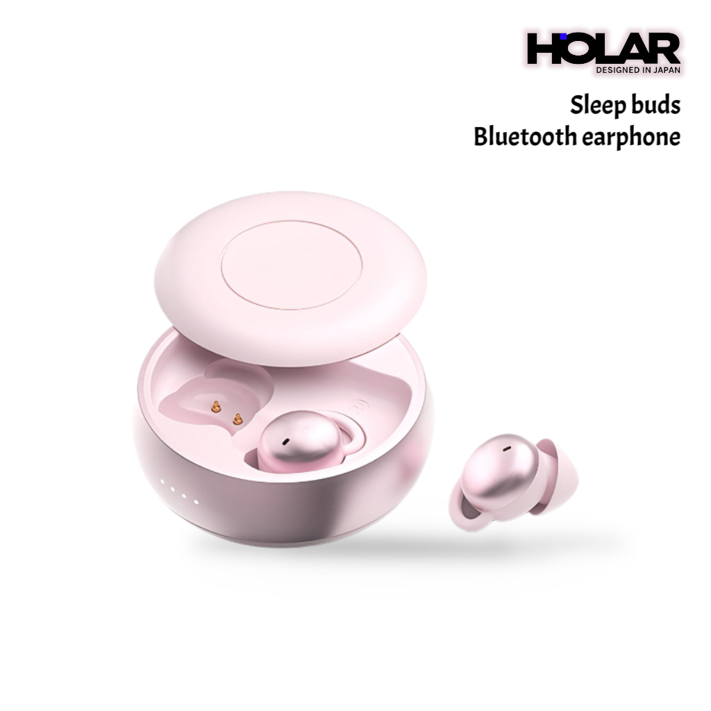 HOLAR JAPAN APP耳塞款智能降噪靚聲藍牙耳機 入耳式真無線睡眠耳機 APP獨立控制款  HS0186