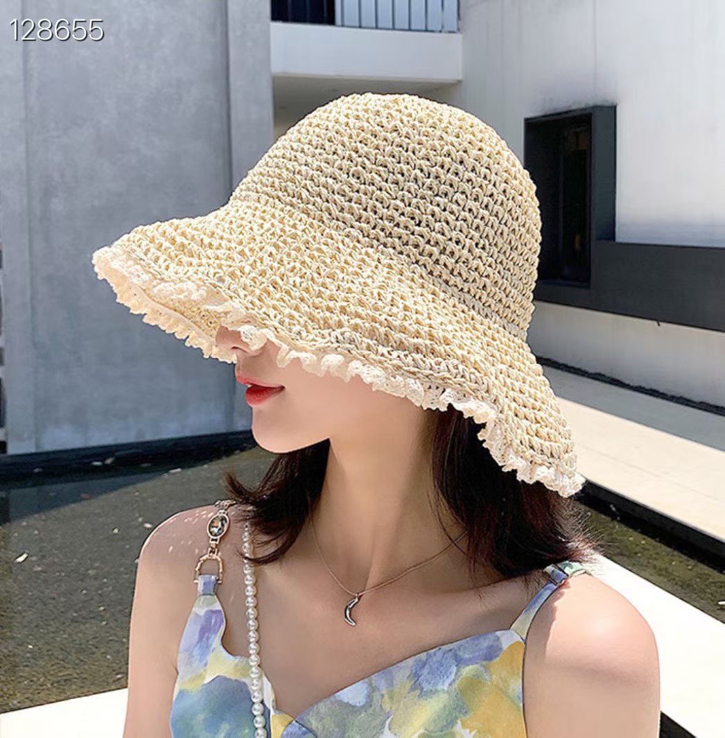 LY18 花邊草帽