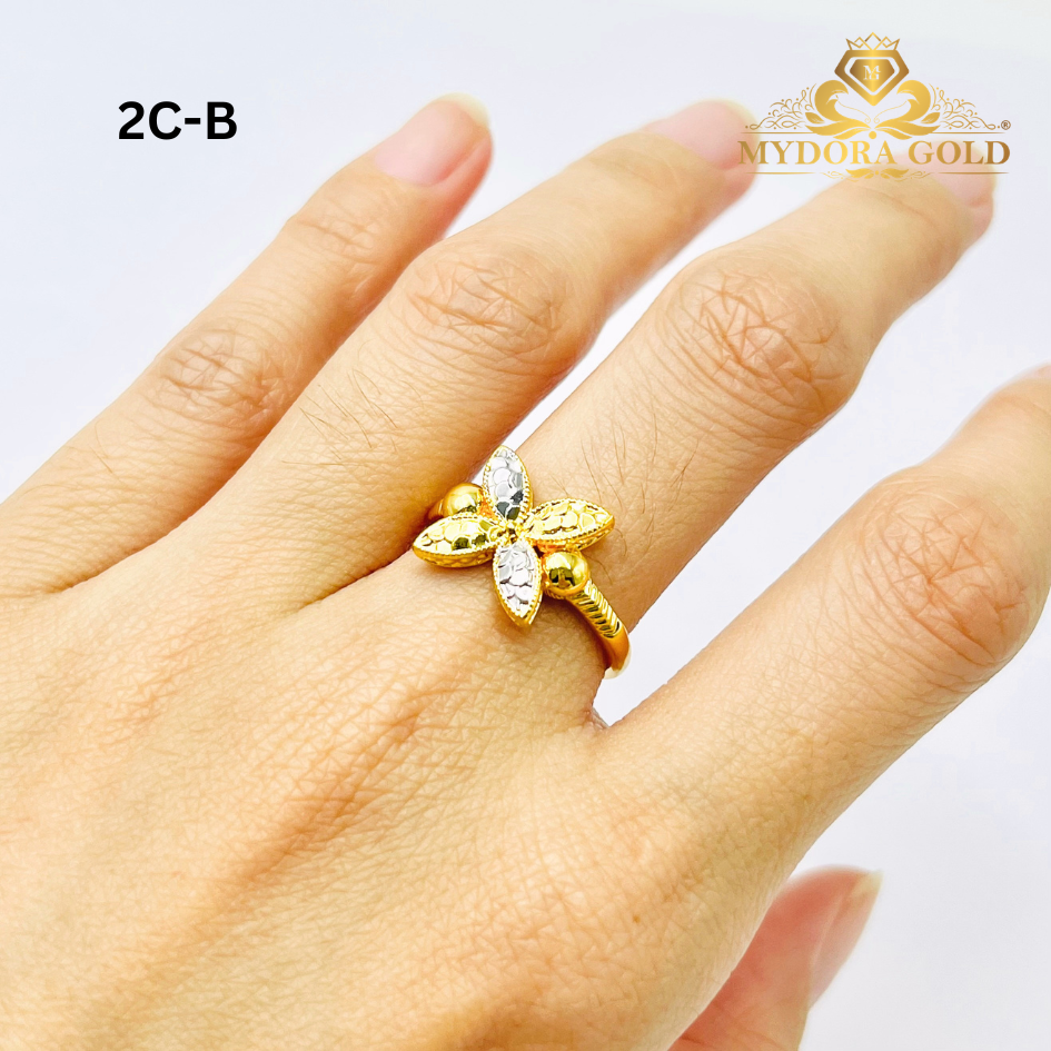 MYDORA Cincin Bunga Marissa (5G) l EMAS 916/22K
