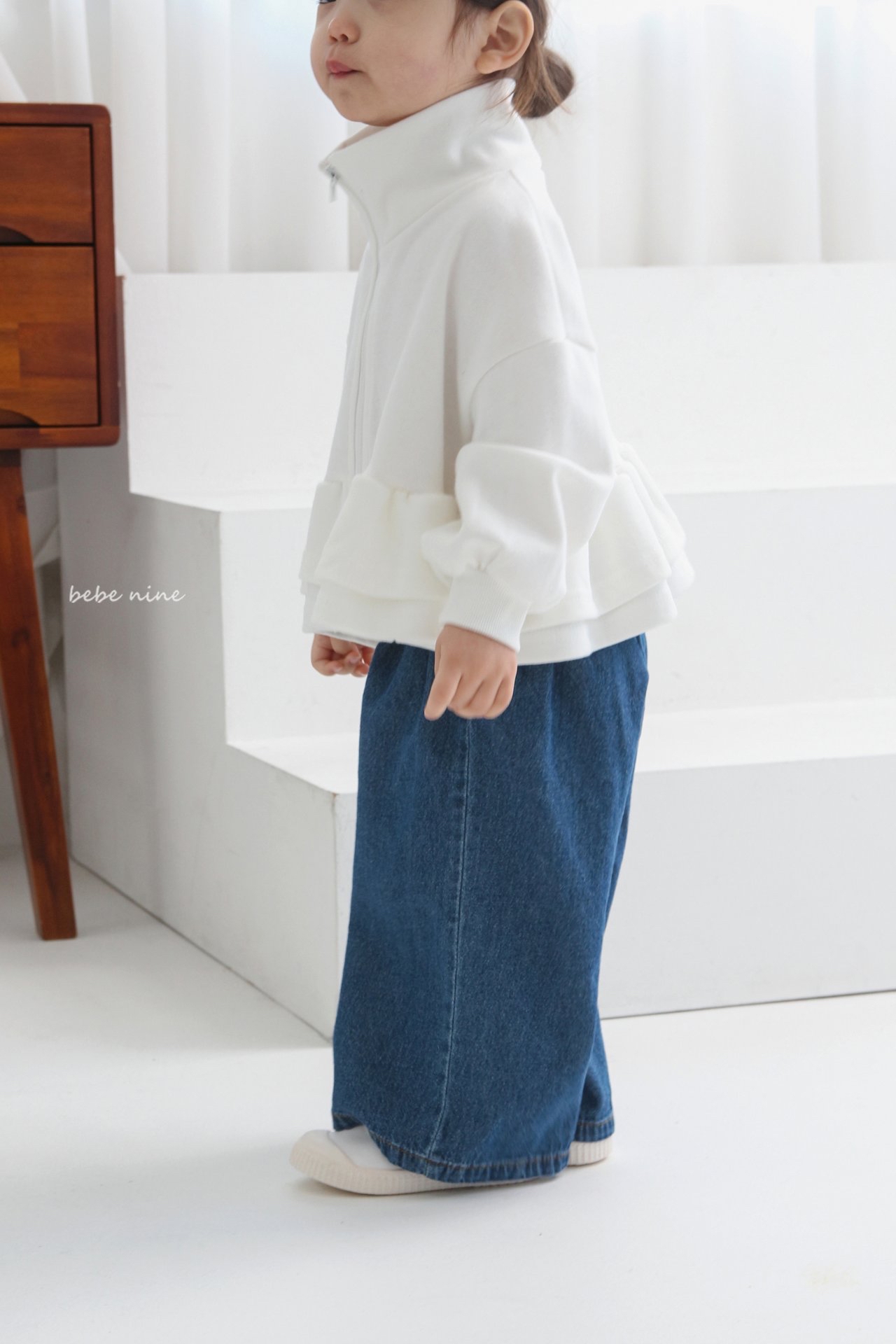 🌸預訂 韓國直送🌸🇰🇷Bebenine兩色日常寬鬆直腳牛仔褲