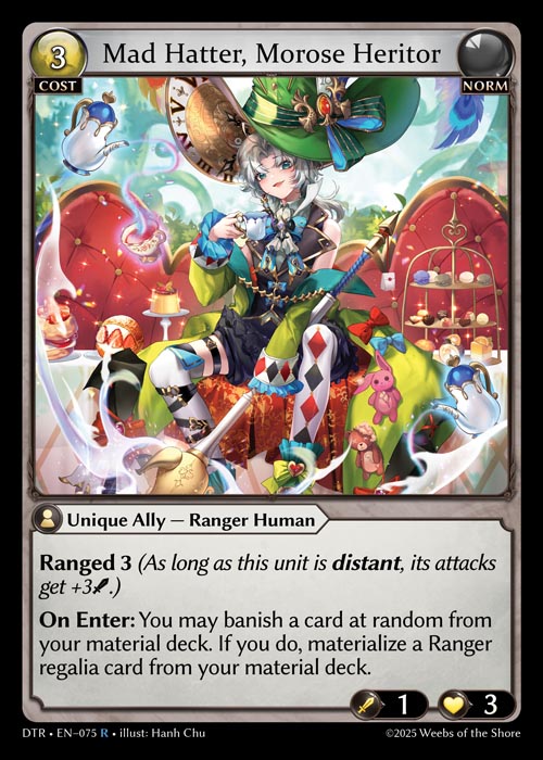 Mad Hatter, Morose Heritor / DTR-075 (R)