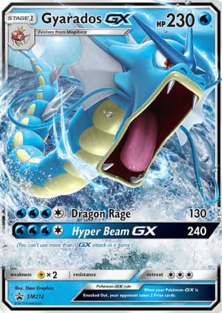 Pokemon TCG Sun & Moon Promos - Gyarados GX-SM212