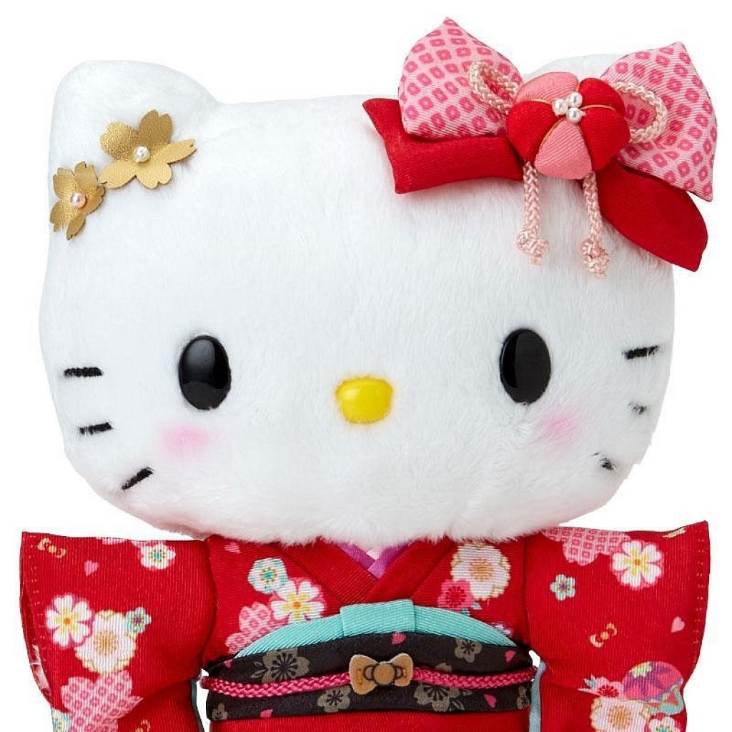 【日本】Hello Kitty 和服造型毛絨公仔