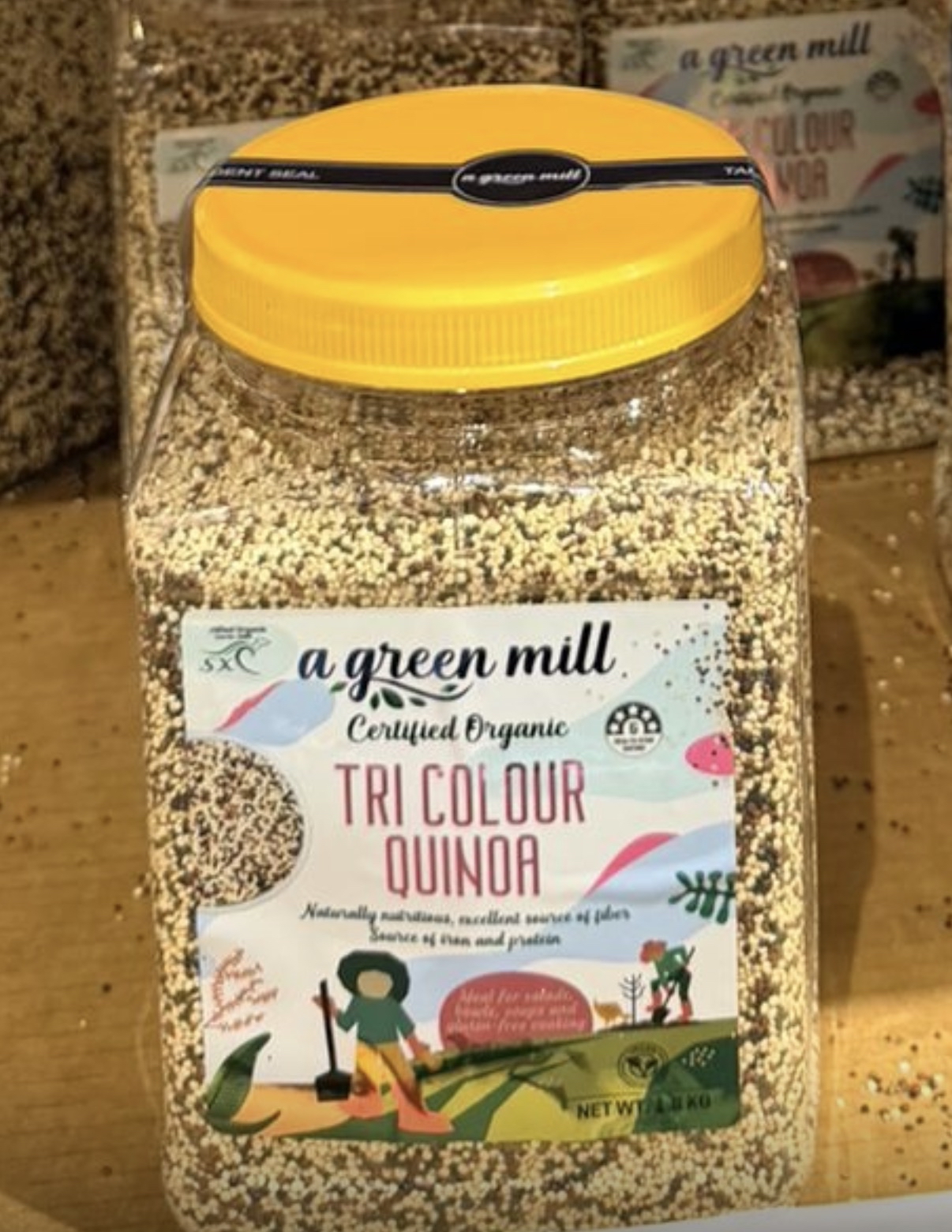 澳洲Costco  澳洲進口 A GREEN MILL 有機三色藜麥 1.8KG 