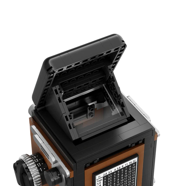 🧲 預訂26年3月4月：PANTASY (拼奇) 雙鏡頭反光相機 積木模型 PanTasy-Retro Twin Lens Reflex Camera 