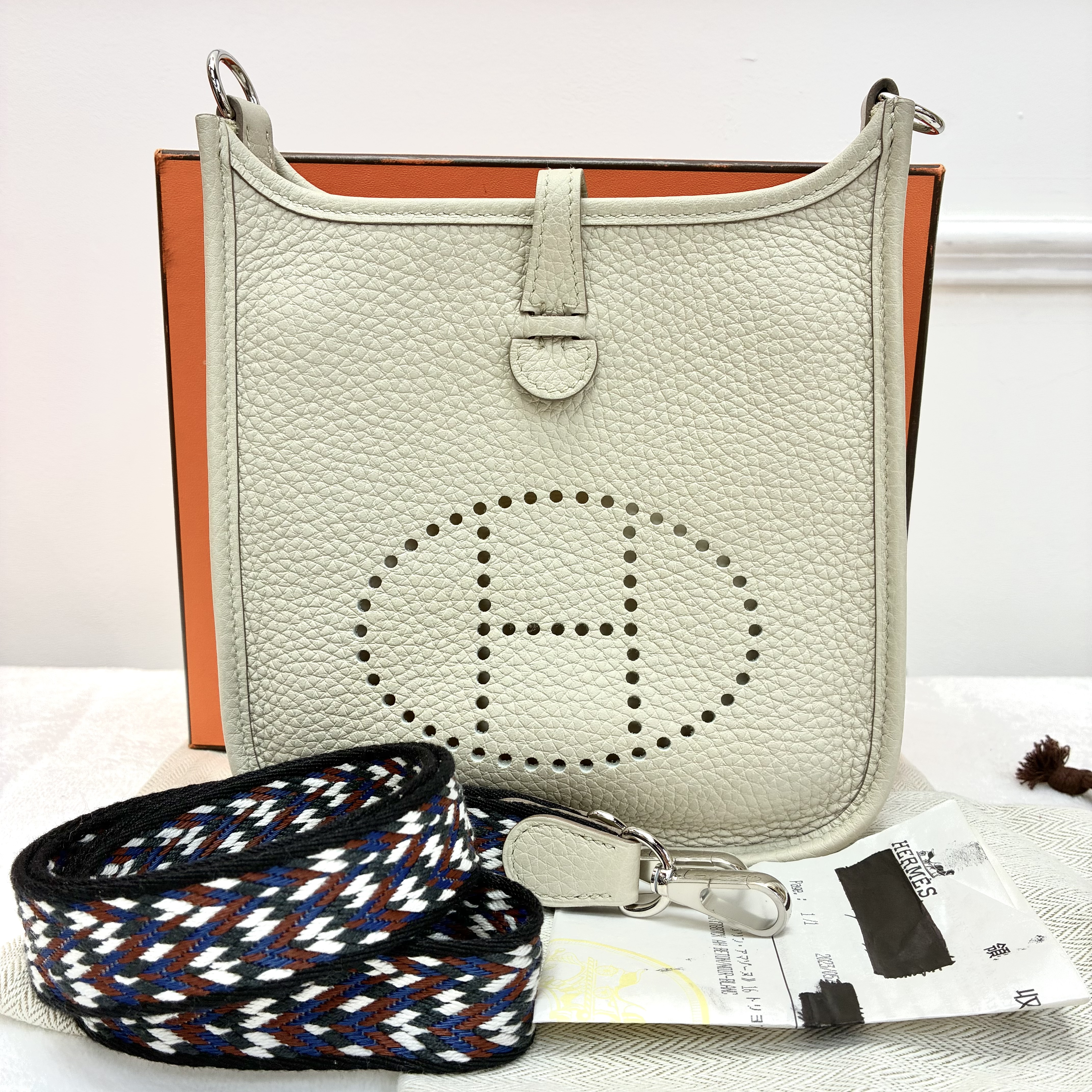 Full Set Hermes Evelyne 16 Mini E 23年重新推出水泥灰8L🩶