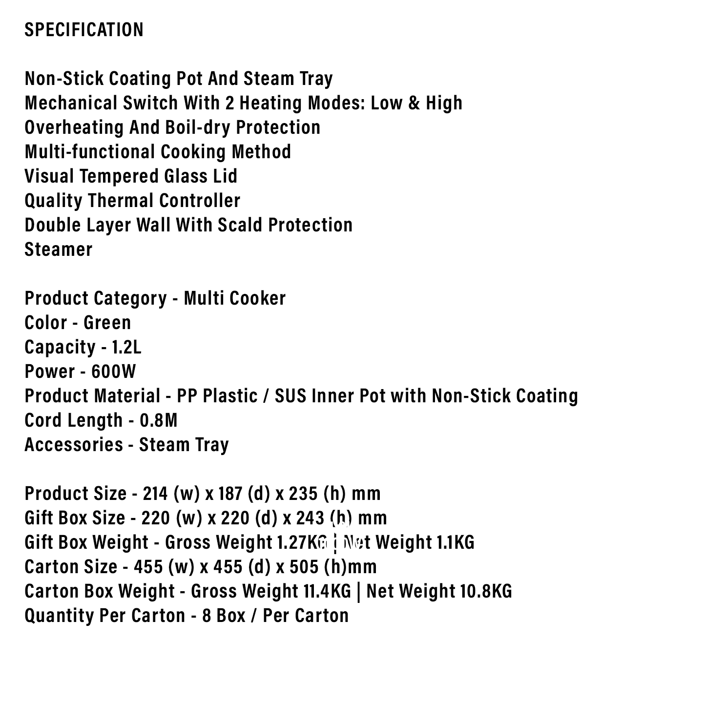 Faber 1.2L Retro Multi Cooker FMC R1233