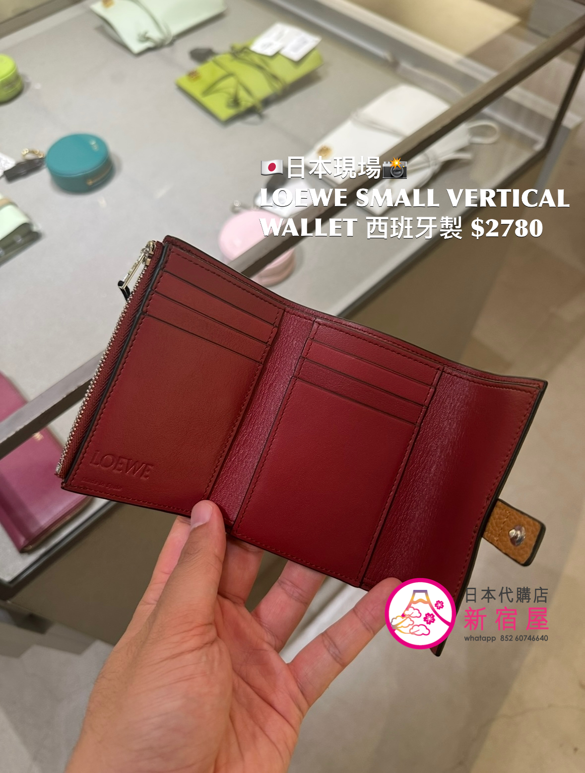 LOEWE SMALL VERTICAL WALLET