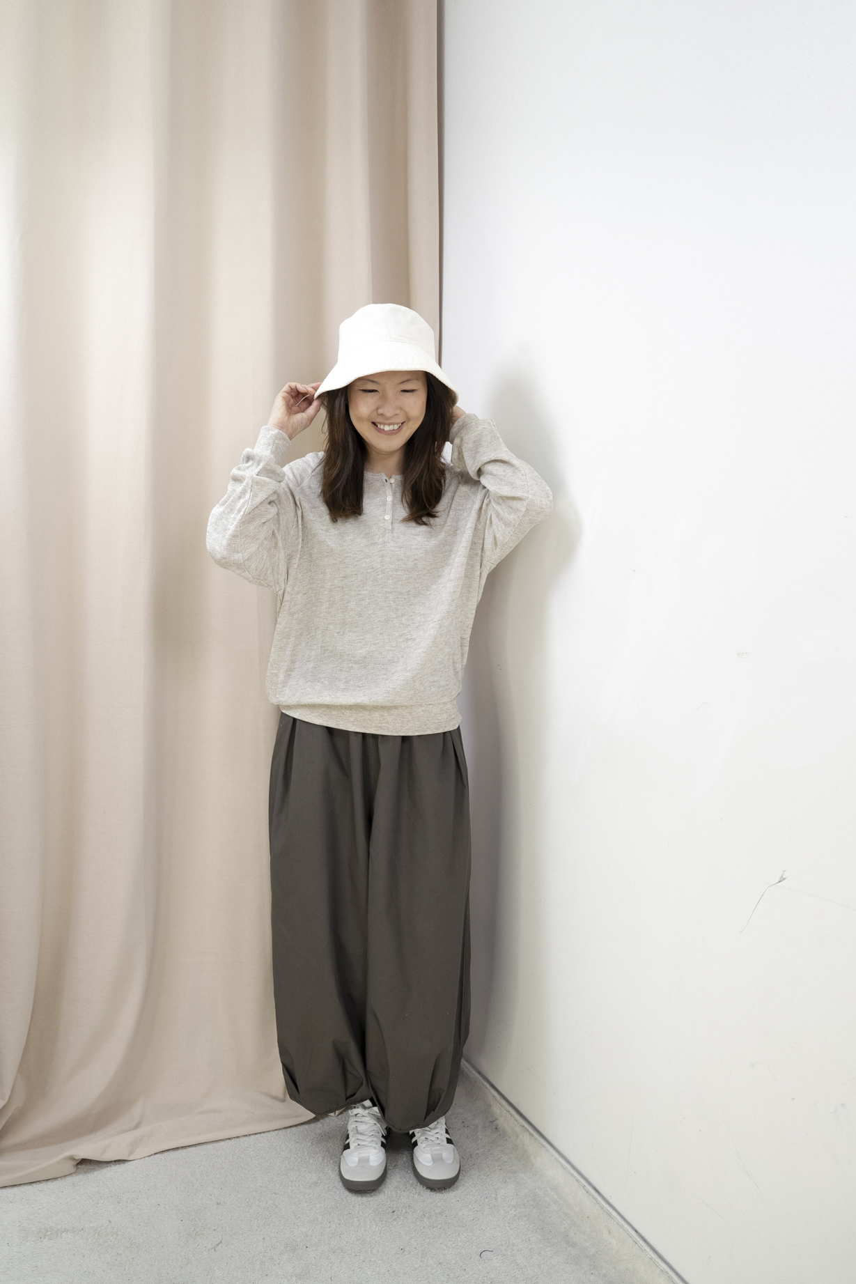 輕薄氣球褲（2色）