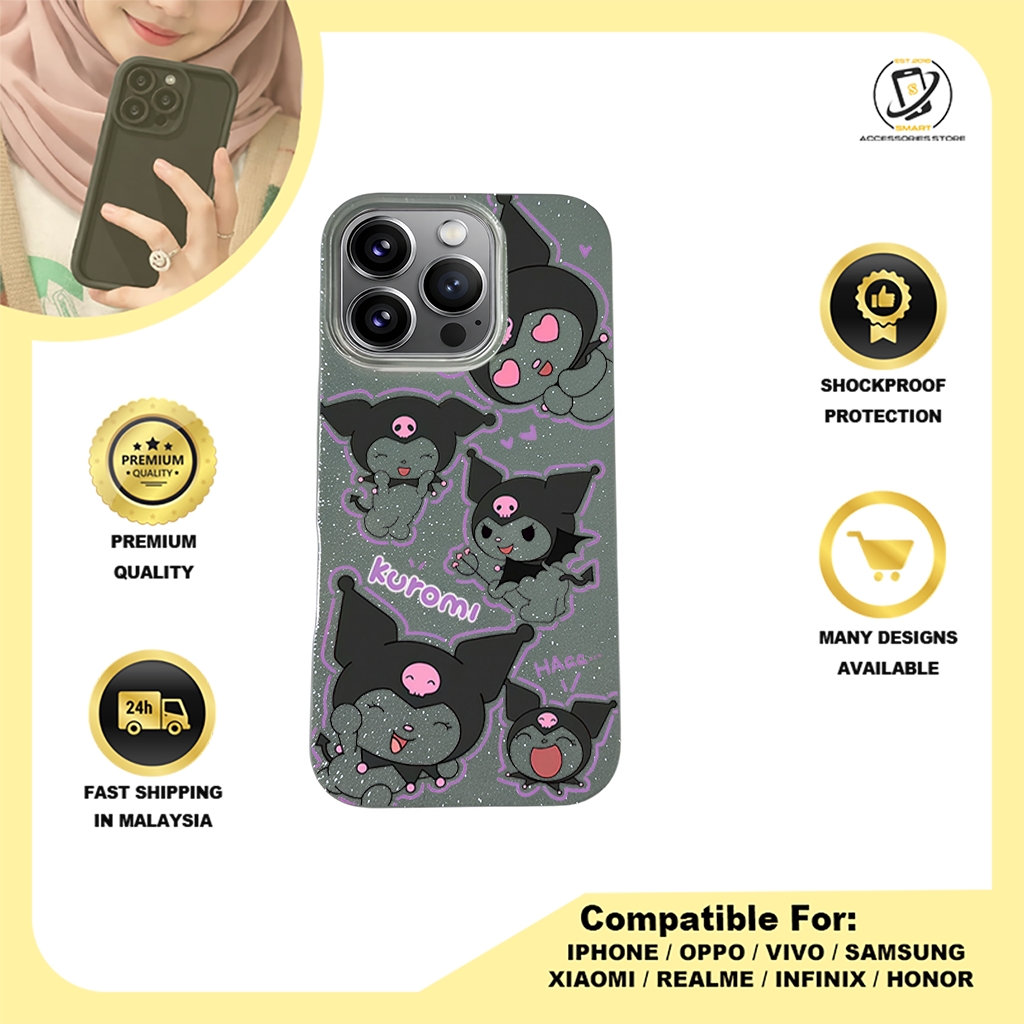 BLING CASE PHONE FOR IPHONE - DESIGN KUROMI F