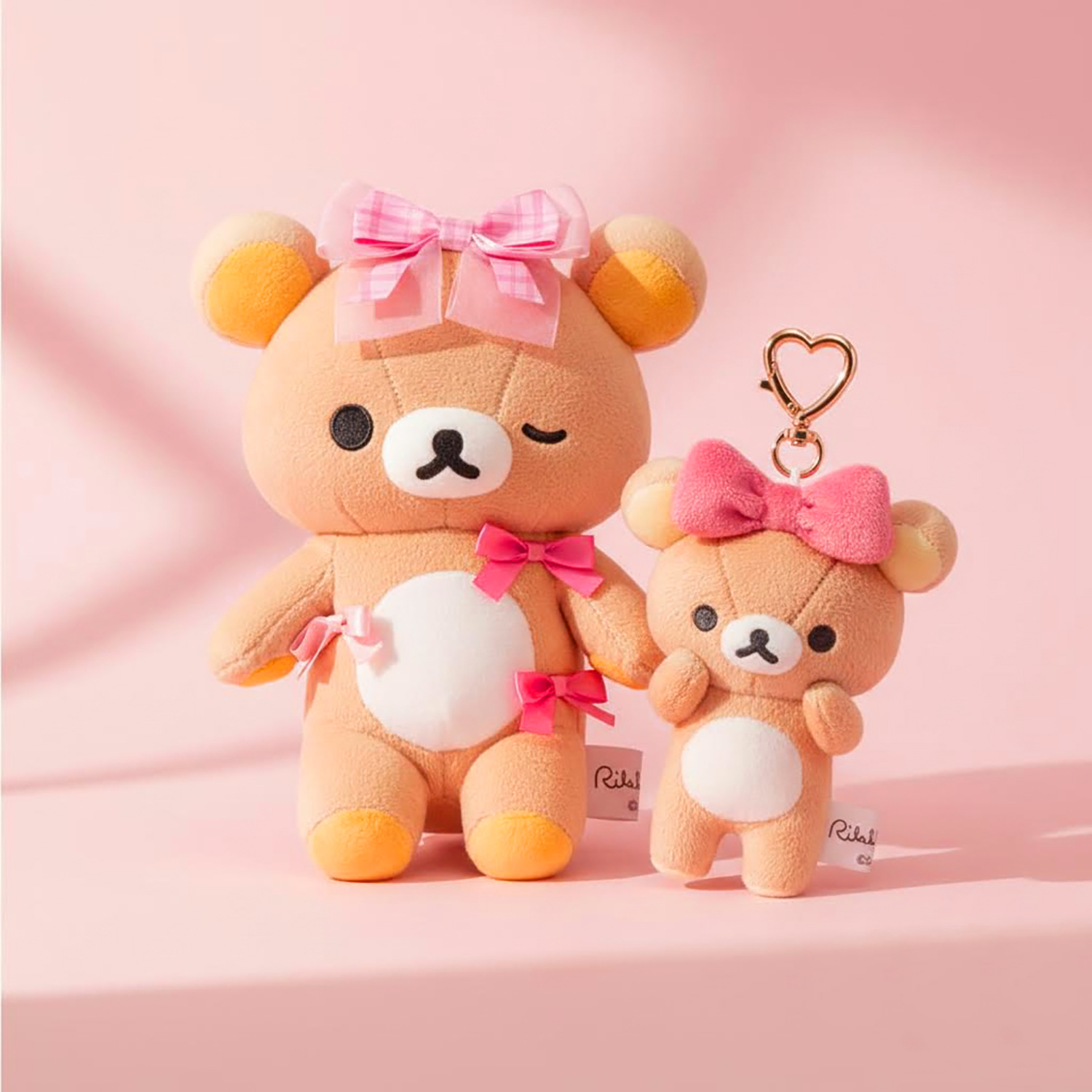 鬆弛熊 - 蝴蝶結系列公仔掛飾 (拉拉熊款)