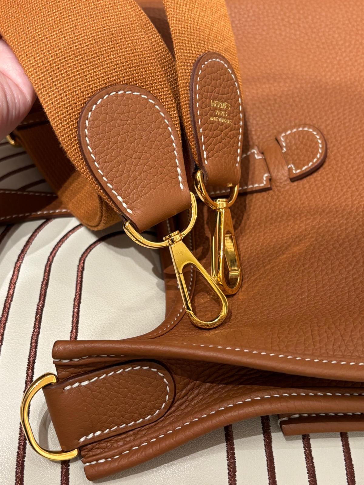 Hermes Evelyne 29 Stamp Z 金金 100%Authentic, 99%New ✅Dust bag✅Box