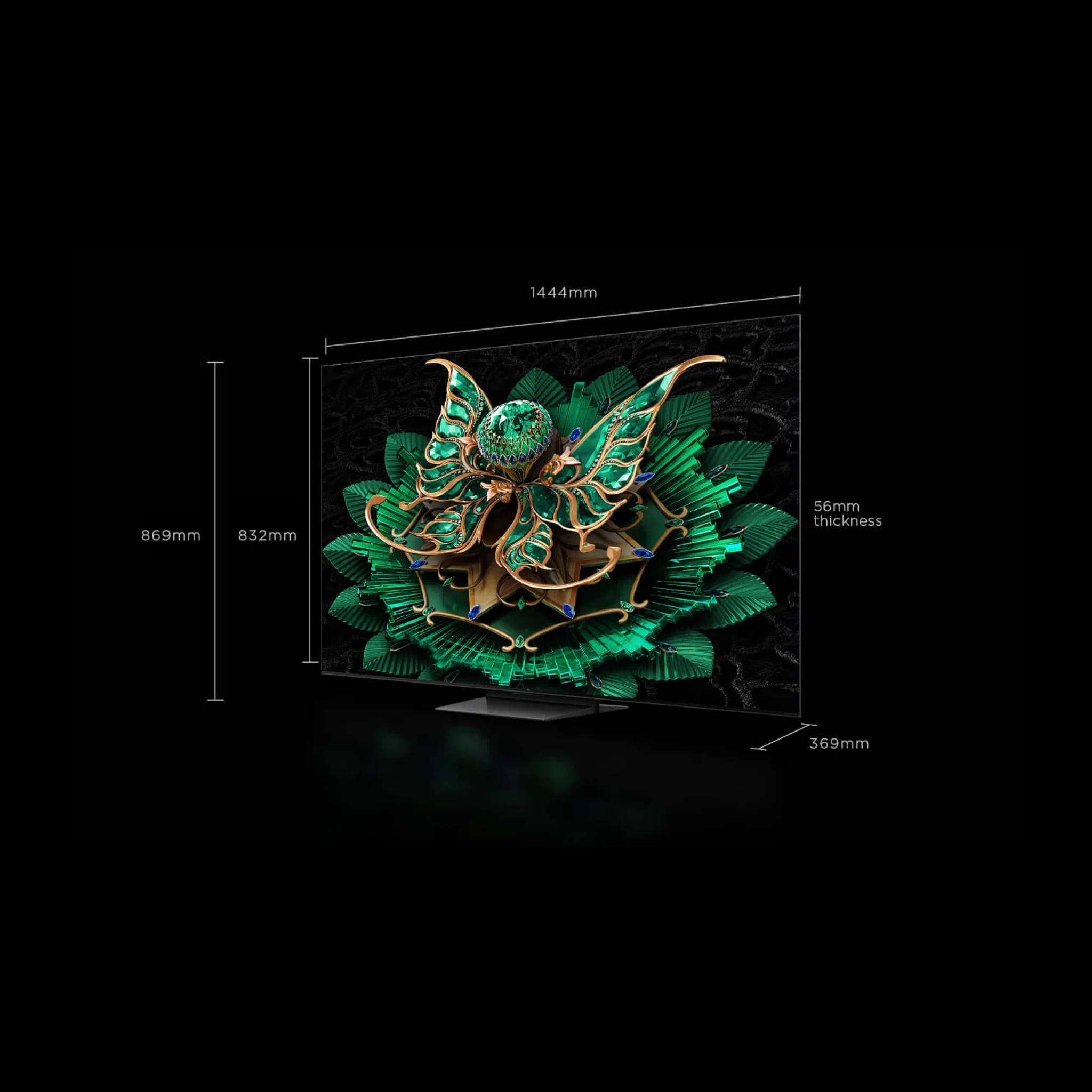 TCL 65" C7K Series Premium QD-Mini LED 4K Google TV (65C7K)