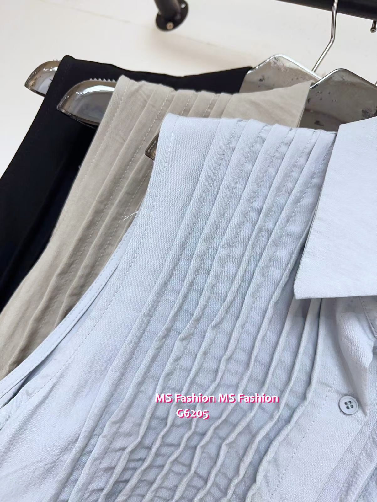 G6206 韓國🇰🇷反領背心連身裙