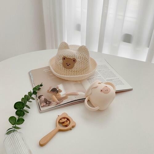 Dottodot Summer萌趣耳朵休閒帽(松鼠)