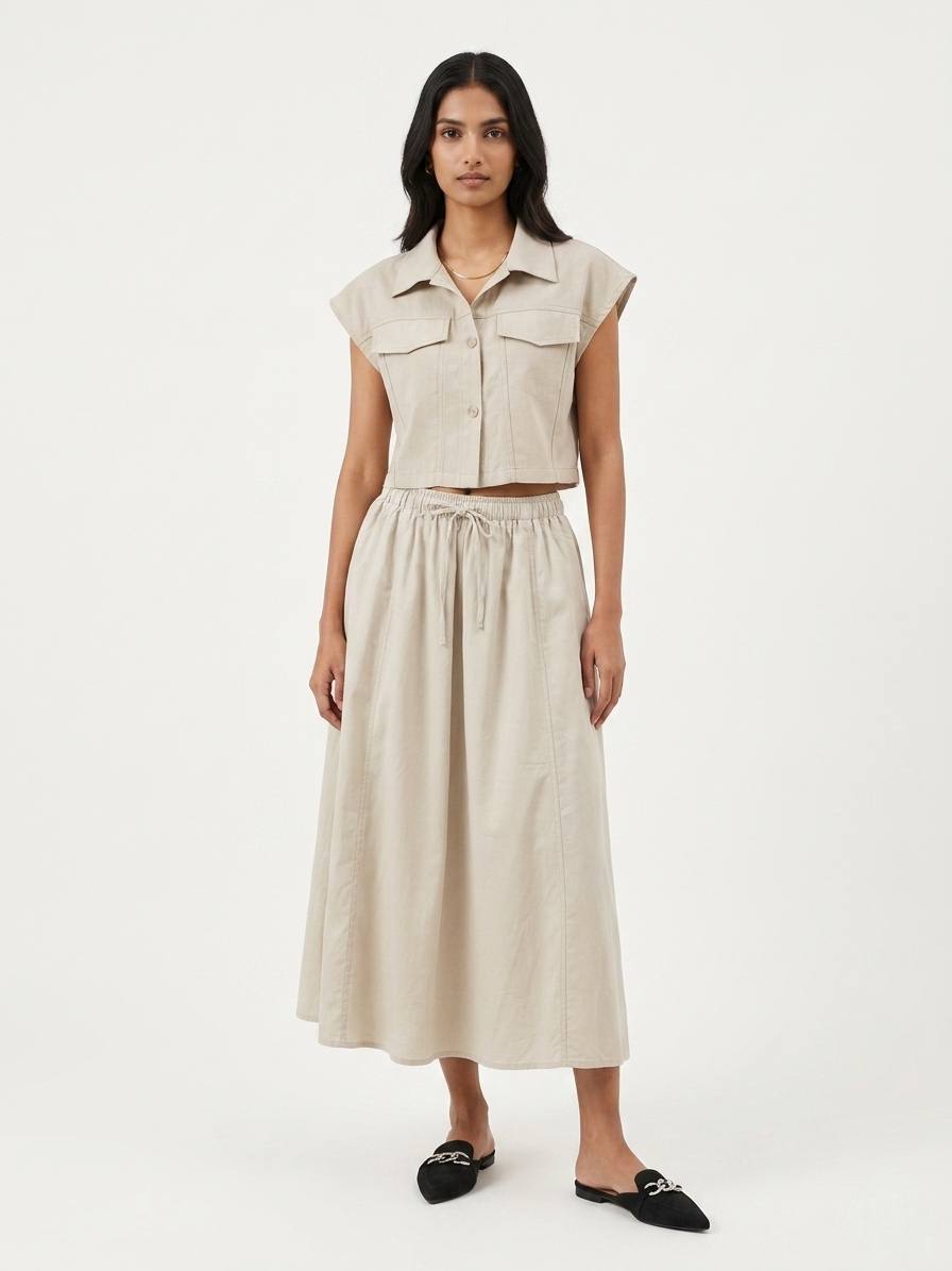W2506 - Midi Skirt
