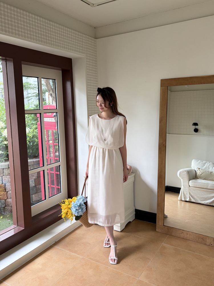 The Romance Two-Way Dress (Cream)