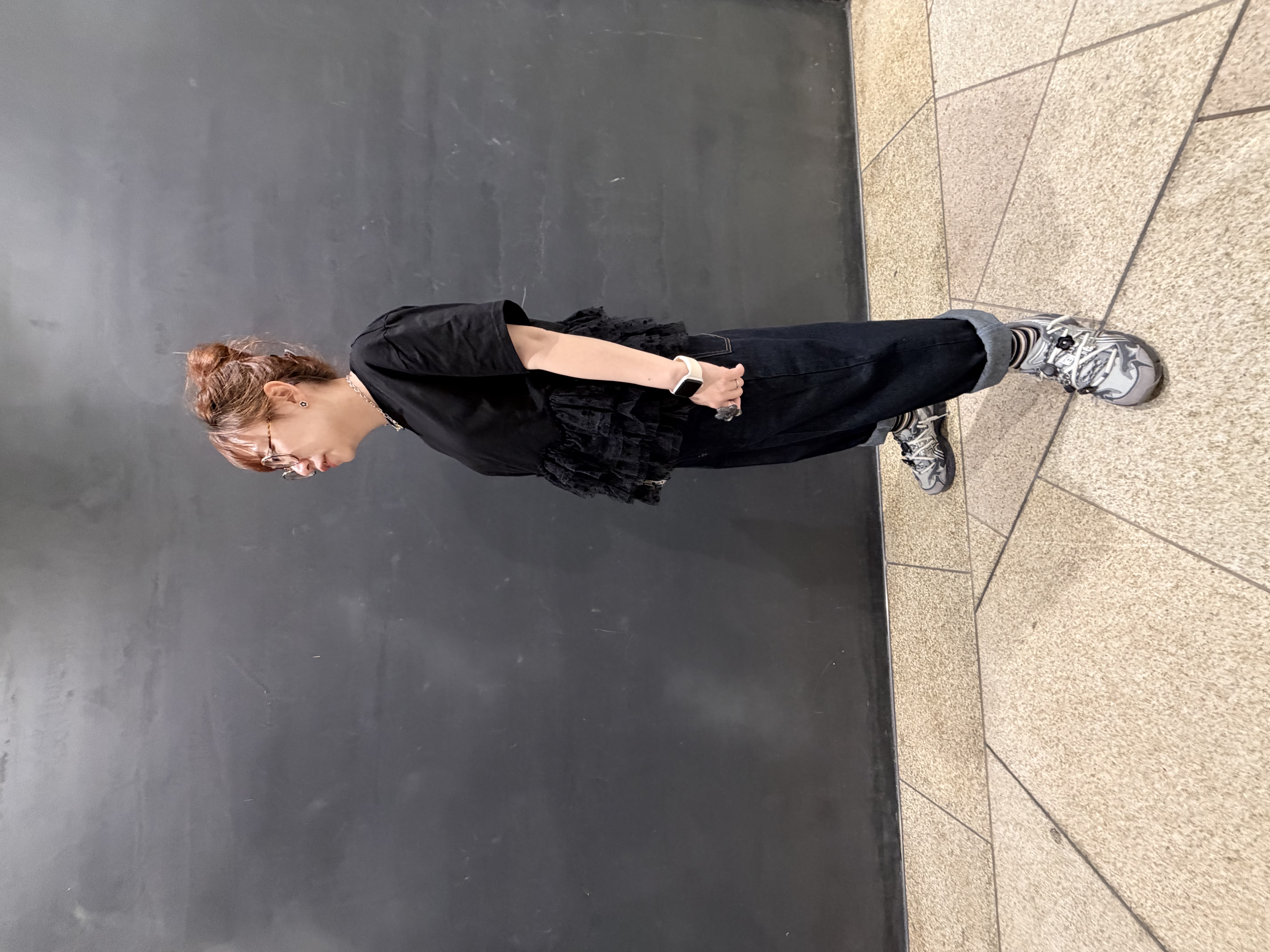 日本拼款波點衫