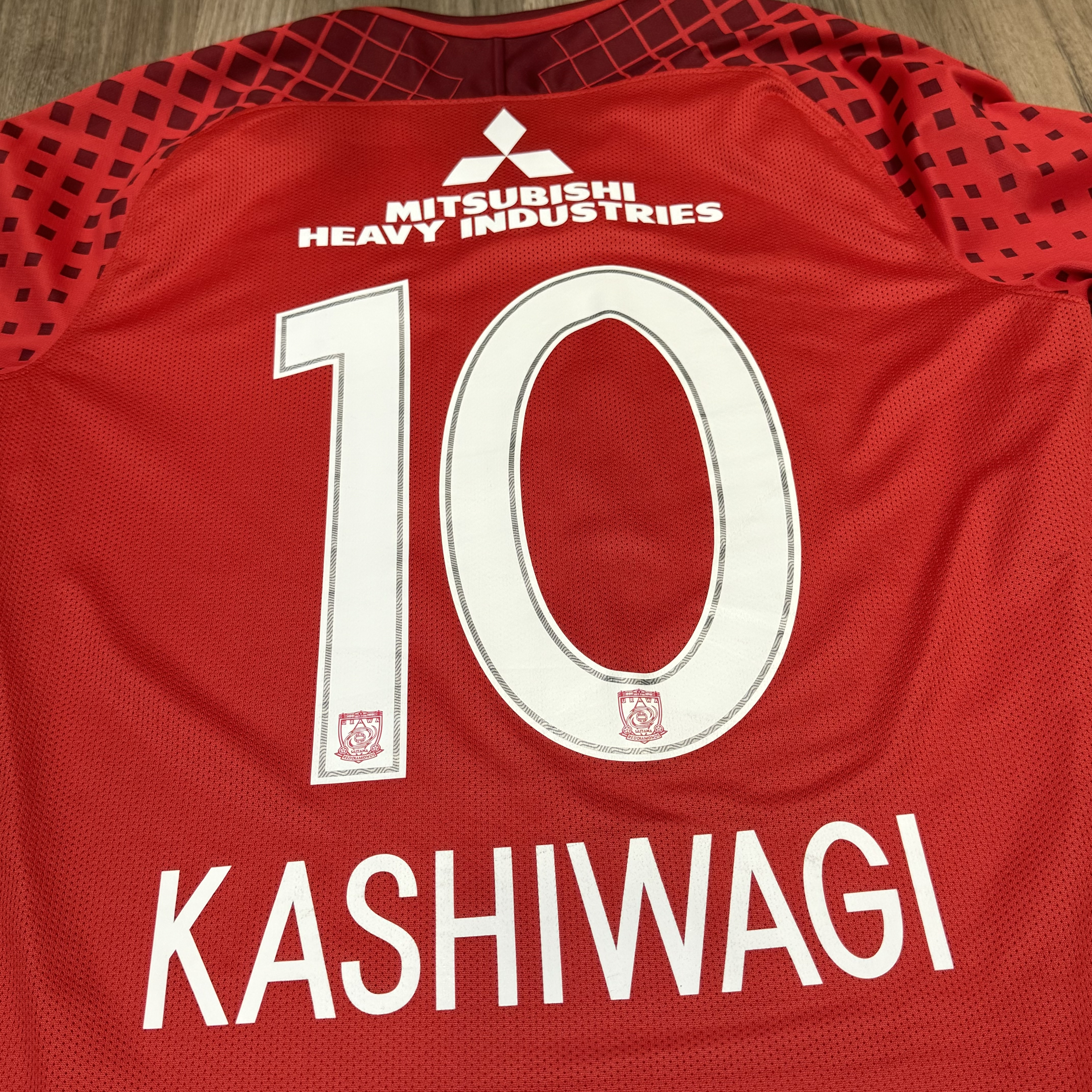 Urawa Reds 2018 player issue shirt  #10 Kashiwagi