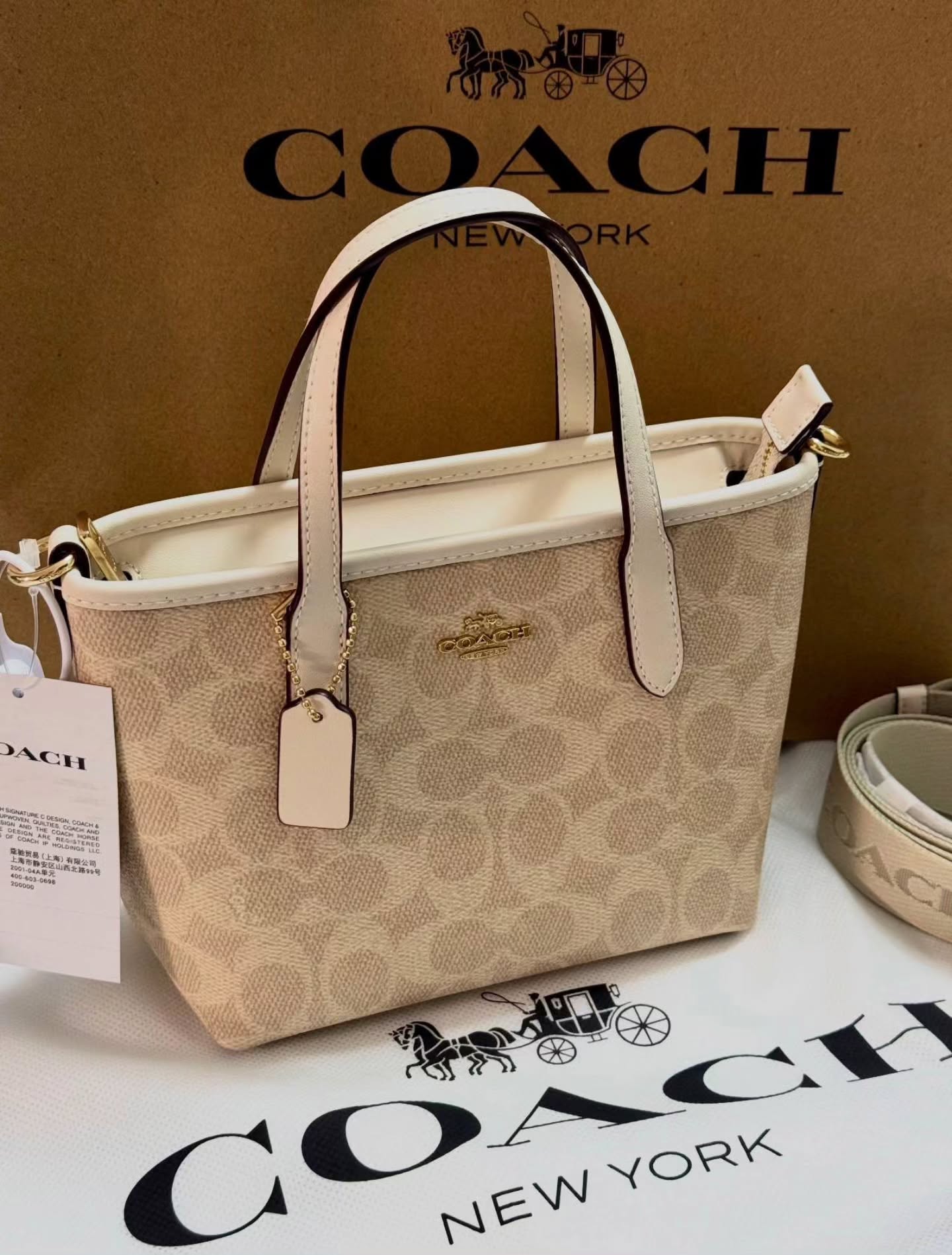 🇯🇵Coach爆款 City15迷你托特