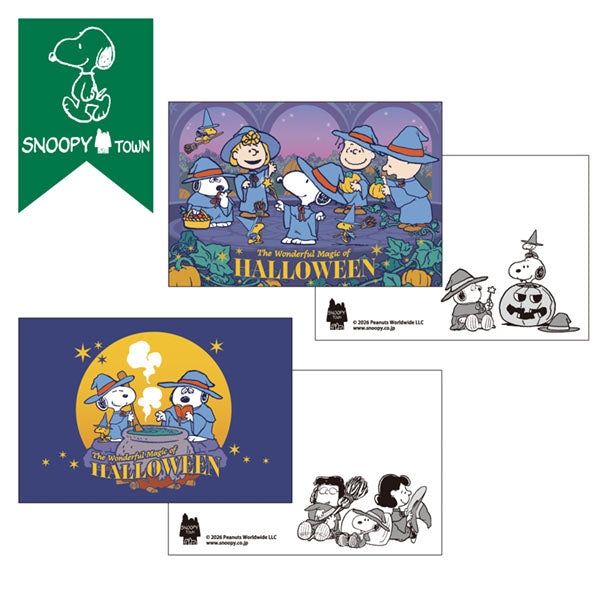 🌸 【預訂】Snoopy Art Card Set - MAGICAL HALLOWEEN