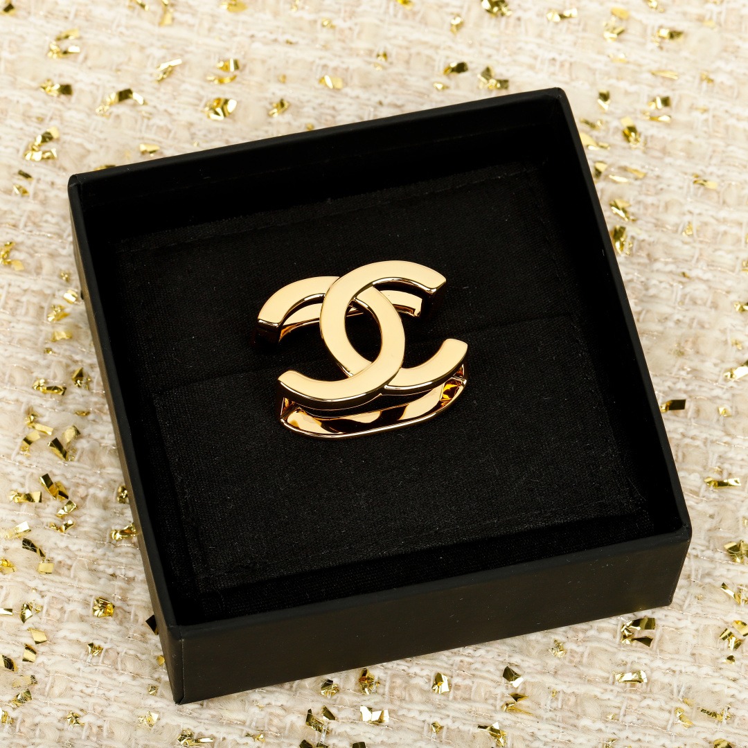 【原單】CHANEL Scarf Ring 鏤空CC絲巾扣 連禮盒
