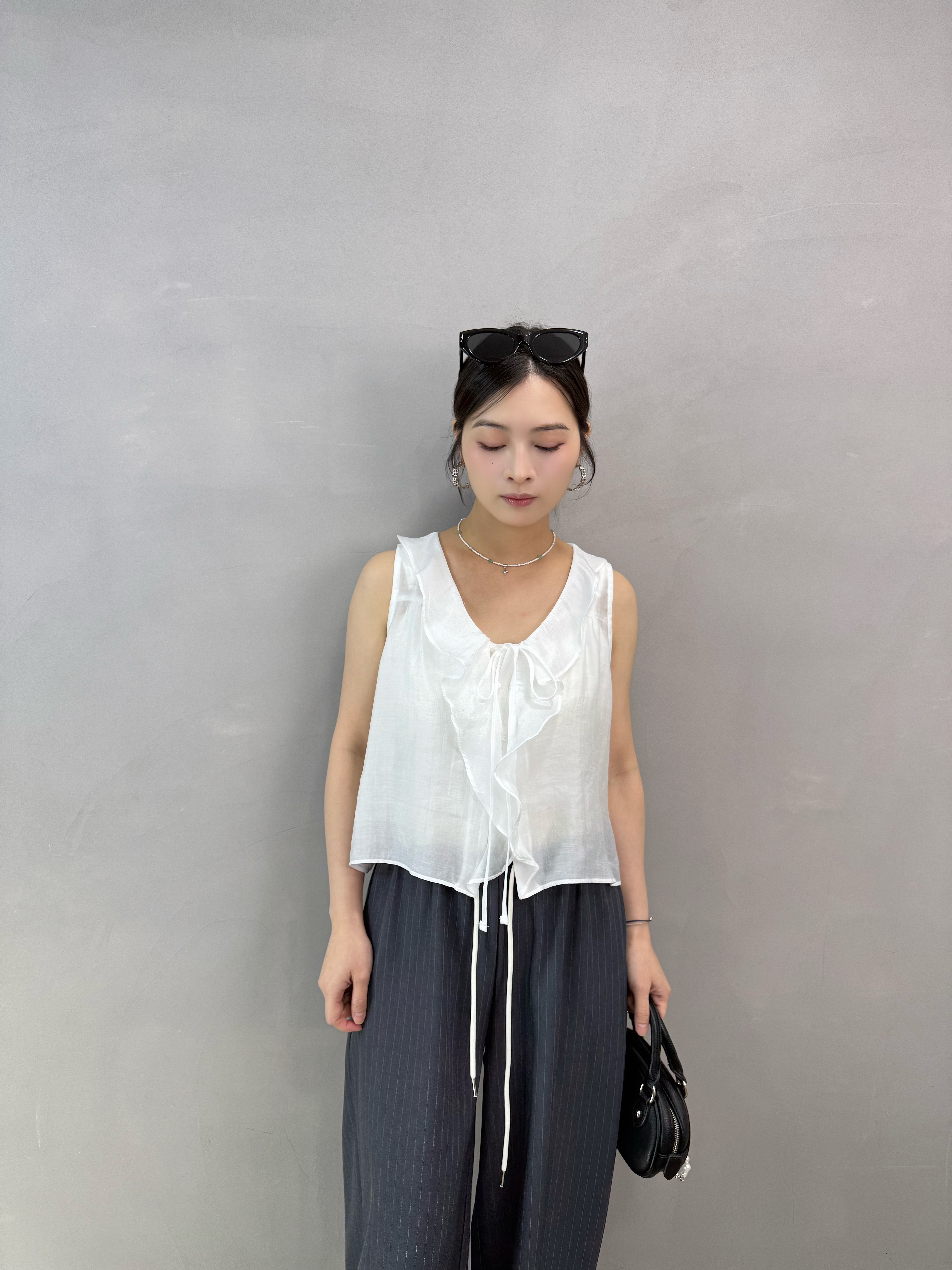 V71 Ruffle 滑料背心