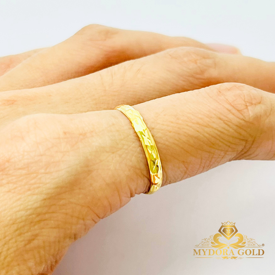 MYDORA Cincin Belah Rotan Stamping l EMAS 916/22K
