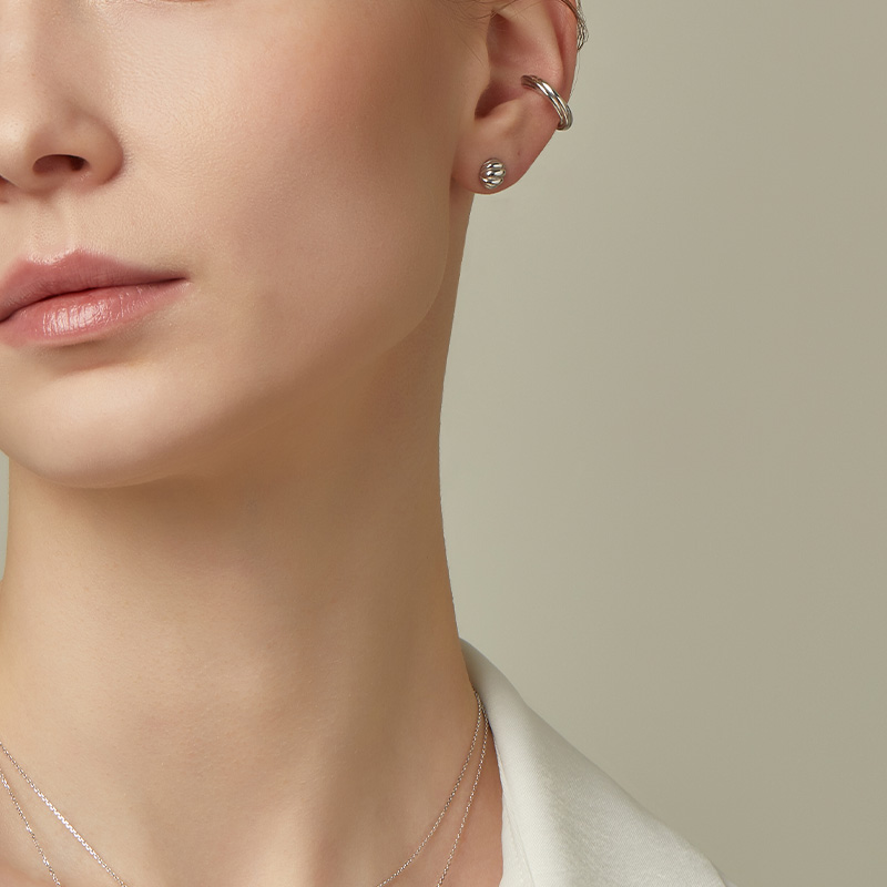 DIDIER DUBOT Selection D 白金耳環 (JDREW4S52XX)