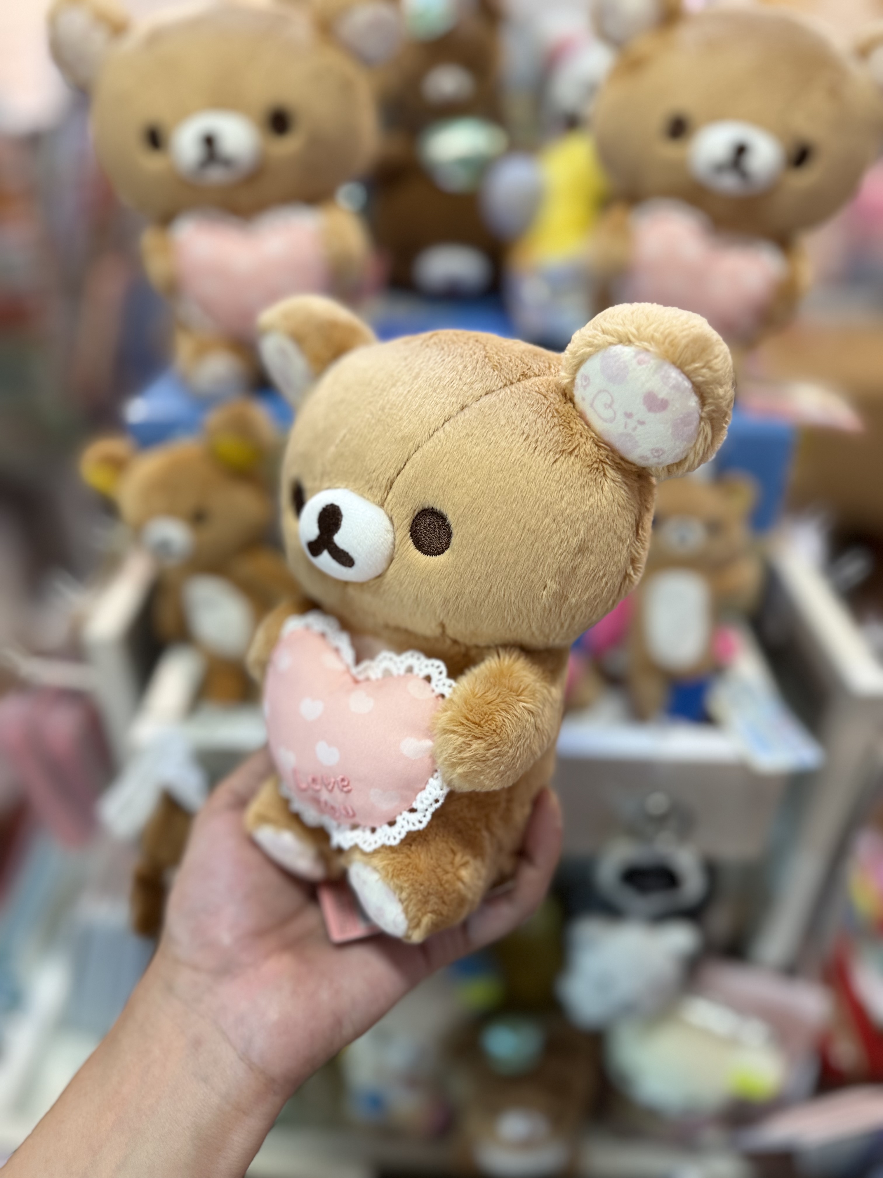 《現貨》全新San-x心心系列rilakkuma公仔
