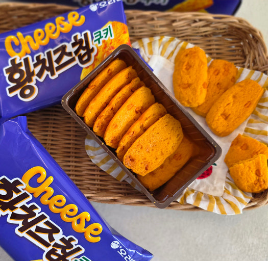 韓國 Orion 濃郁車打芝士 切片餅乾｜Cheddar Cheese Biscuits 