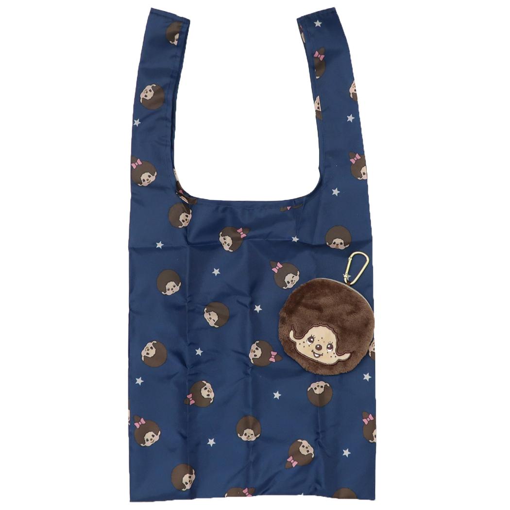 現貨｜Monchhichi 日版 環保袋 + 公仔頭收納袋 (229597)