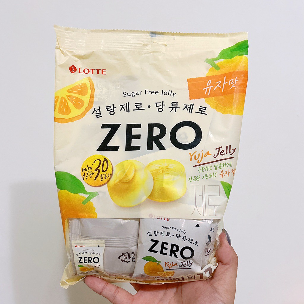 樂天 ZERO 【無糖】柚子果凍軟糖