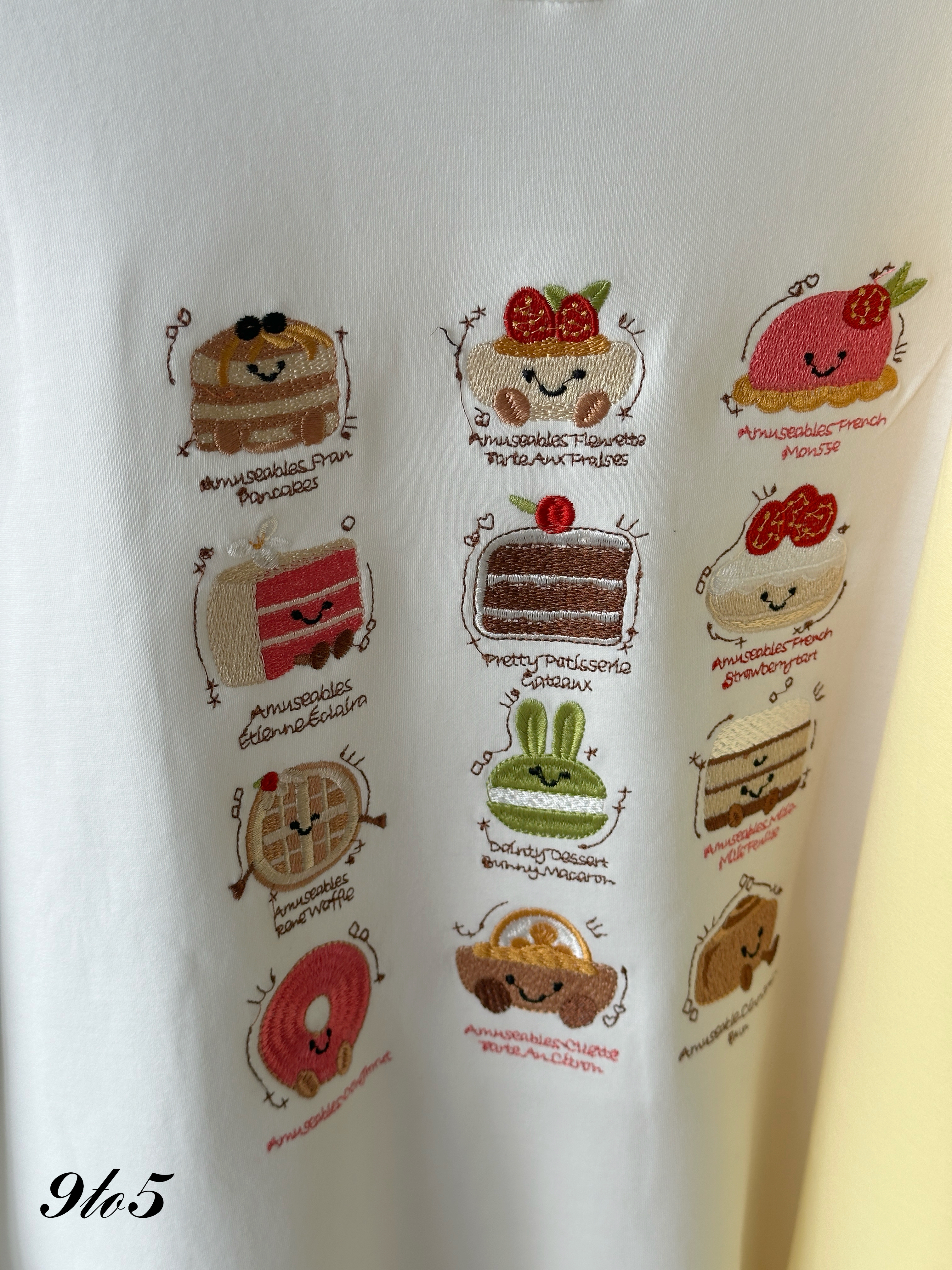 T4427 Embroidery Cakes Sweatshirt - 5 Colors 
