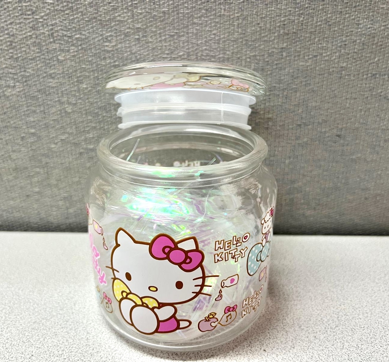 🌈 Hello Kitty 密實蓋玻璃樽