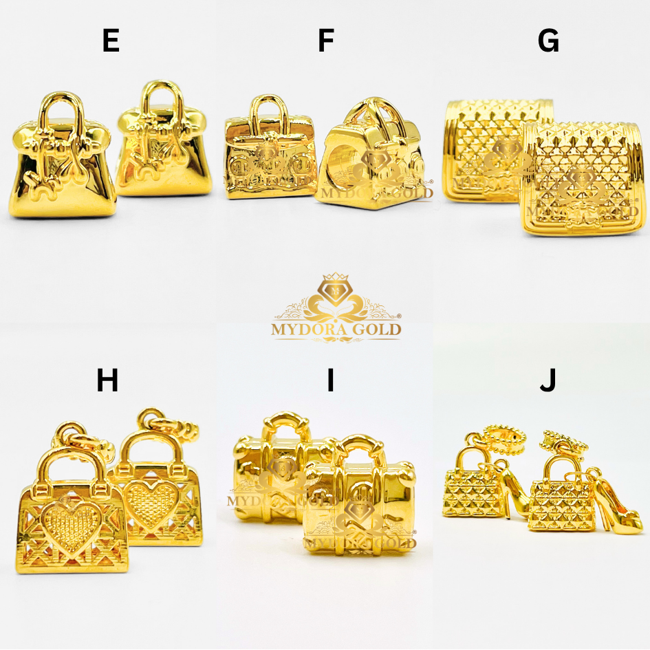 MYDORA Charm Bead LuxeBagg Elegance Collection (5G) l EMAS 916/22K