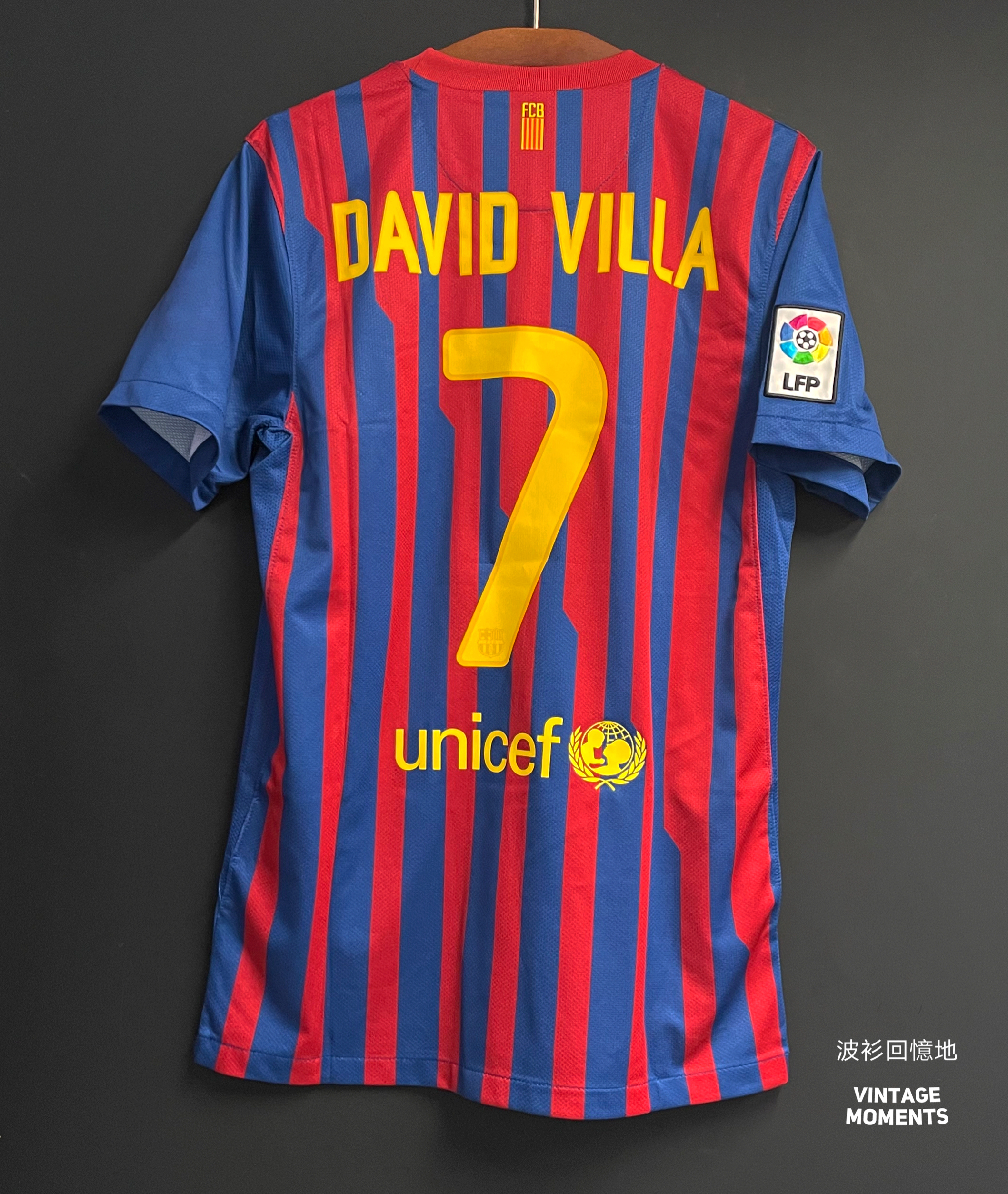 巴塞11/12主場 韋拿 BARCELONA HOME SHIRT VILLA 