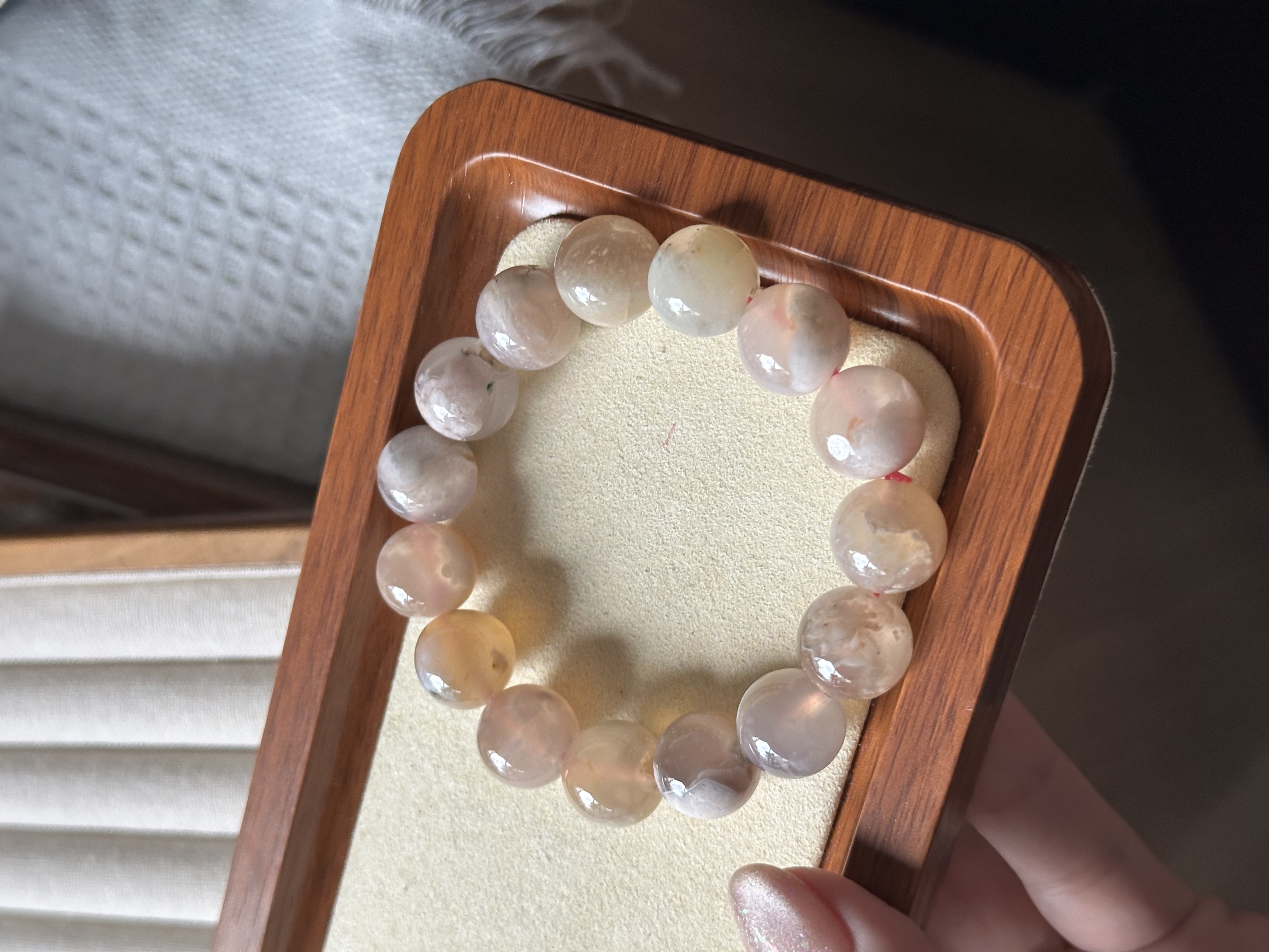 樱花玛瑙 ｜ Sakura Agate 14.2mm