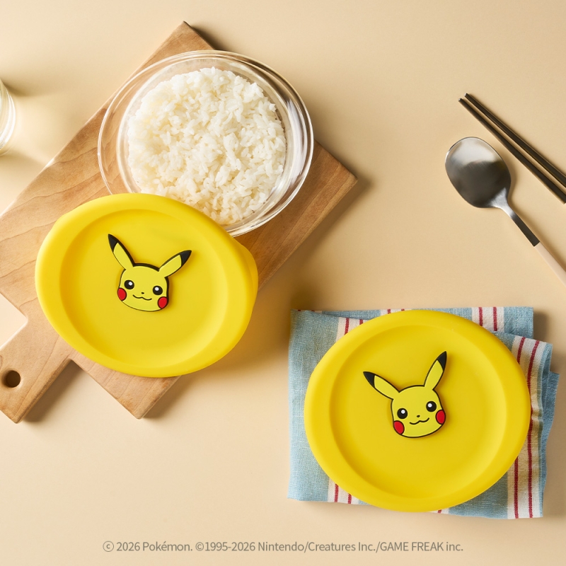 LocknLock x Pokémon 嬰兒輔食品容器| 355ml 比卡超(1套3個)