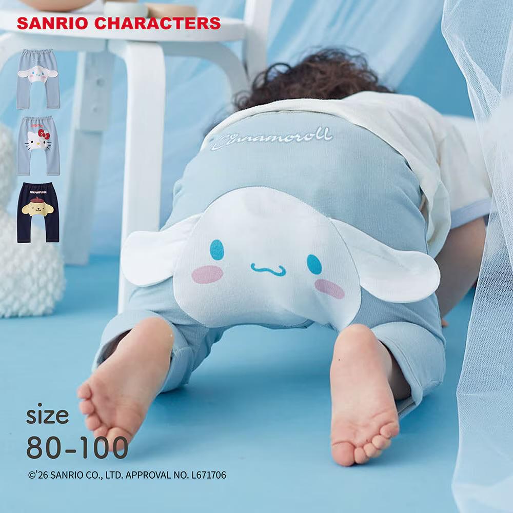 Sanrio 嬰兒兒童褲 Hello Kitty Pompompurin Cinnamoroll 80/90/100cm