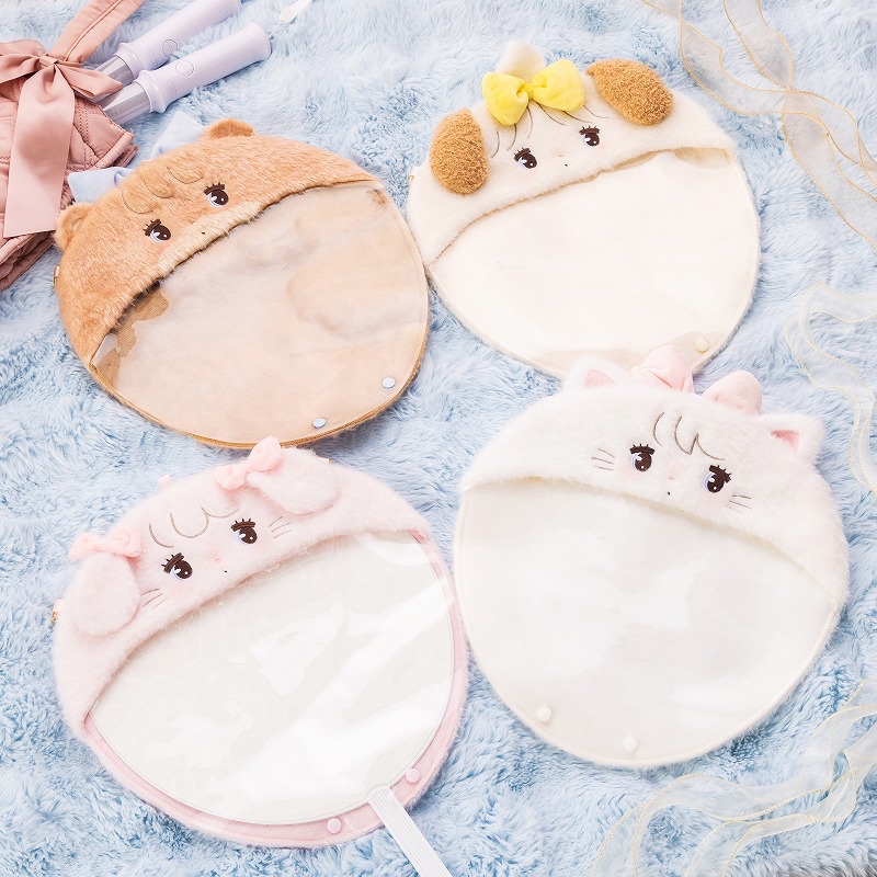 🎀【預訂】 Lil ala mode 毛毛扇套 - Mousse 