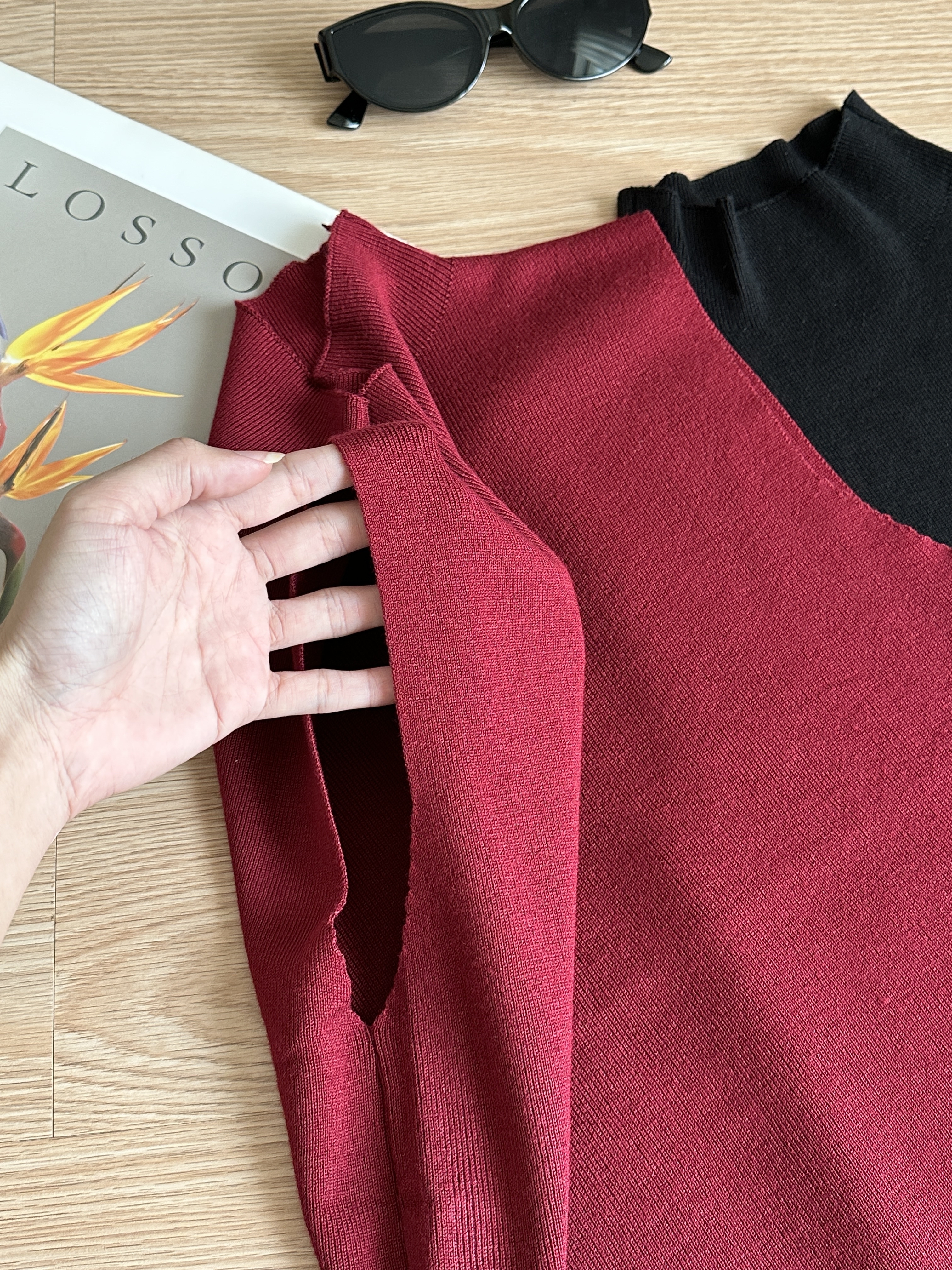 Asher Knitted Top | Red