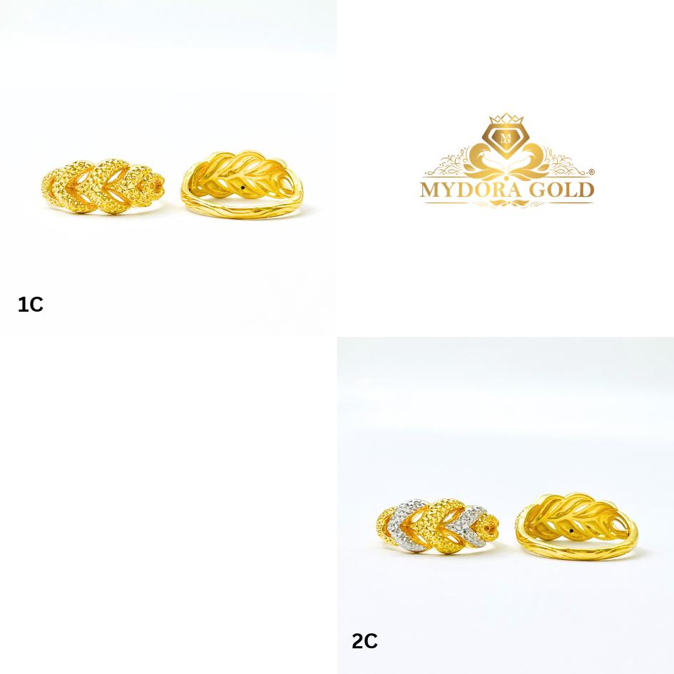 MYDORA Emas 916 Cincin Mini Aura Datin (5G) l EMAS 916/22K