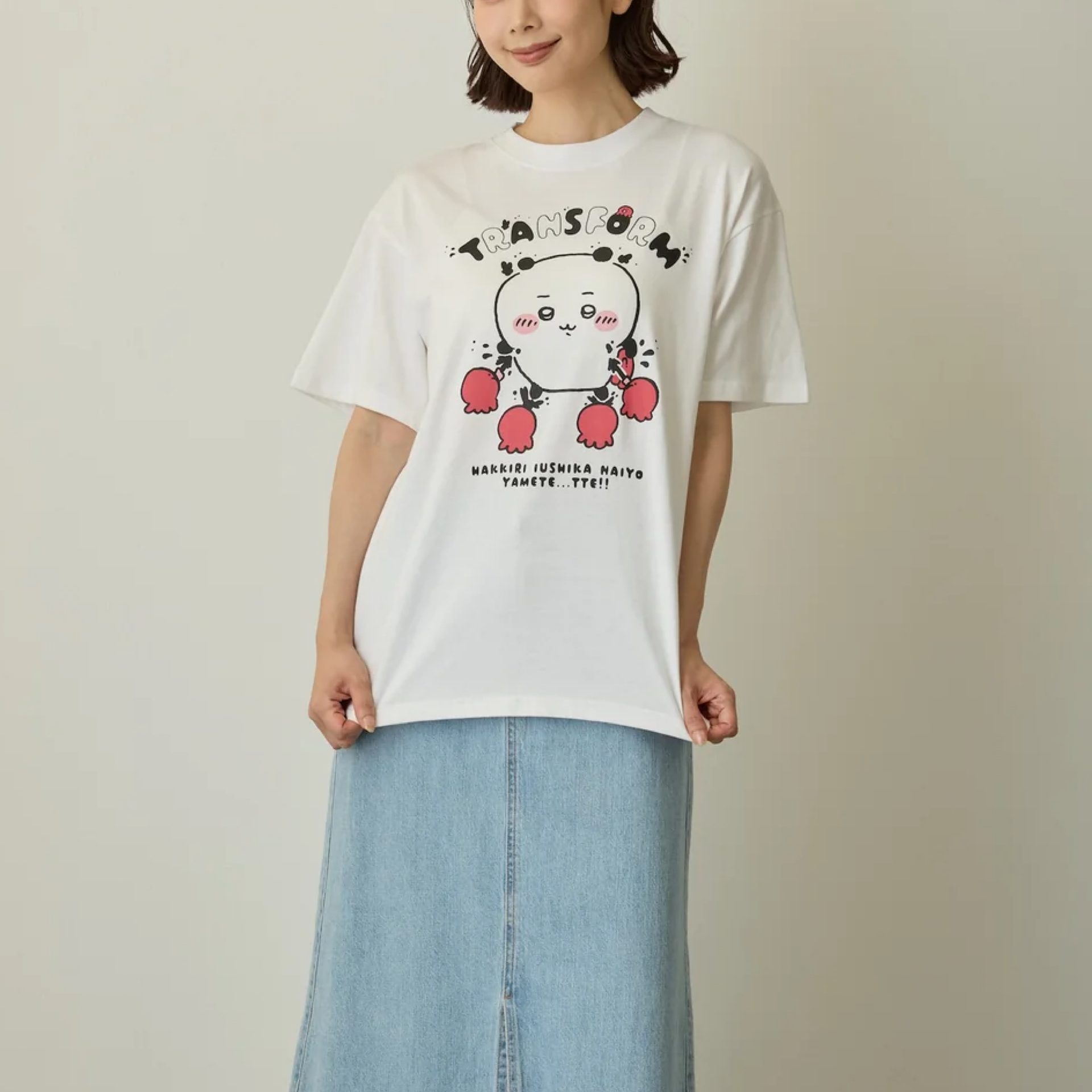 日本預訂📍日本Chiikawa章魚攻擊圖案短袖Tee
