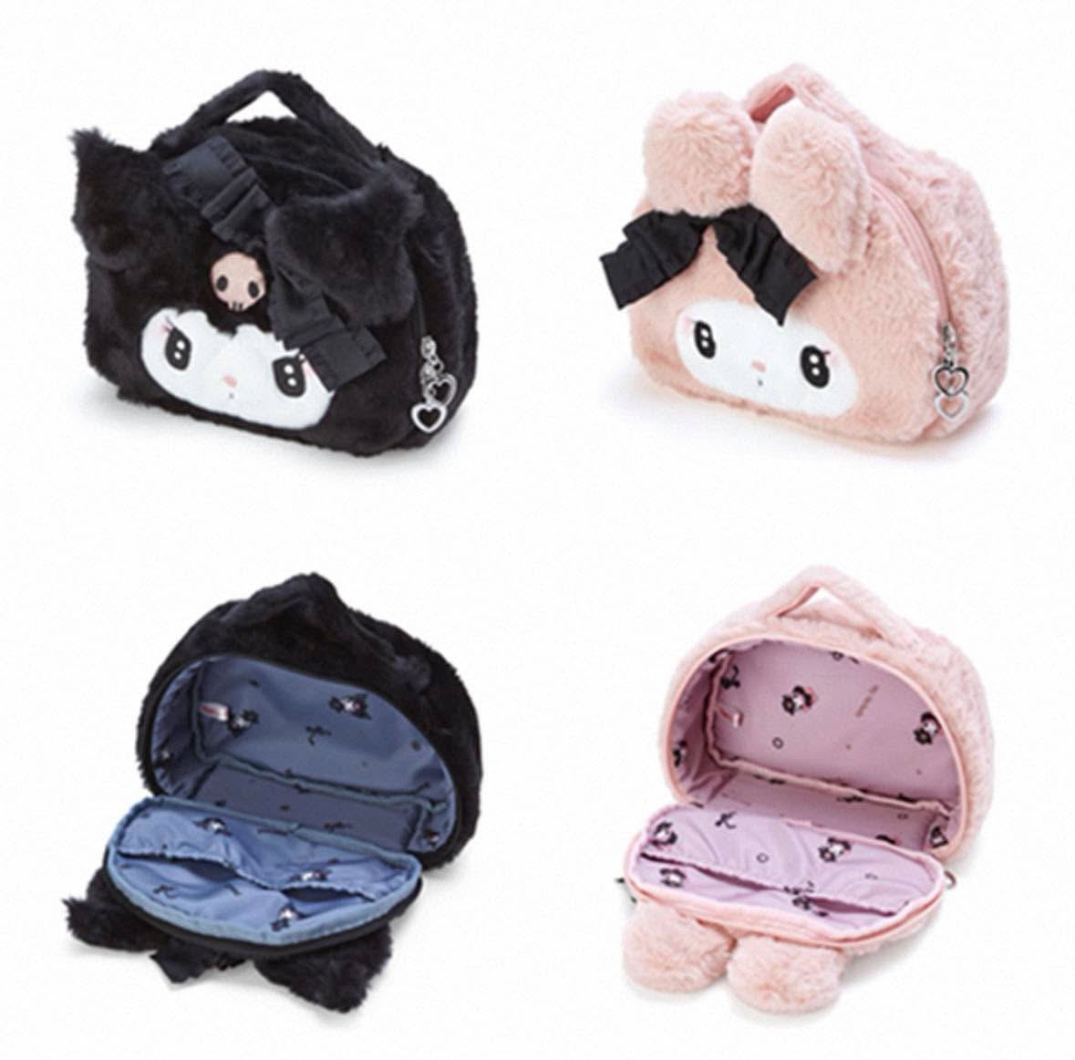 [Sanrio]高顏值化妝袋-Kuromi款/Melody款🎀✨$99兩個只要$170#kuromi代購 #cinnamoroll #hellokitty #sanrio代購 #kuromi #melody #sanrio #化妝  #化妝袋