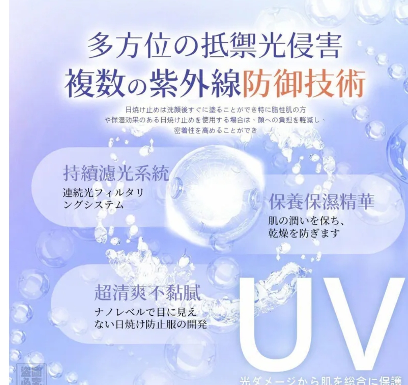 $58支.2支起$48支.日本原裝-SPF50系列防曬霜
