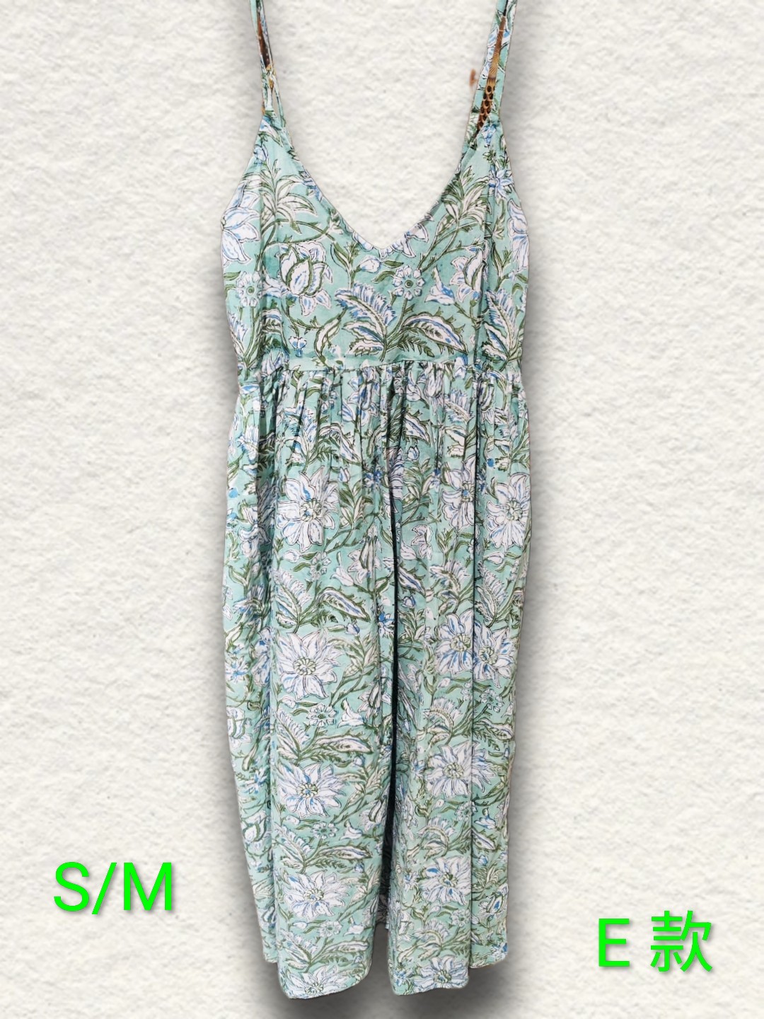 印度木刻印花背心裙