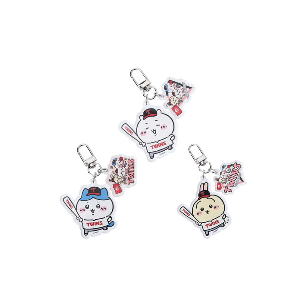 《Pre-Order》應援款Acrylic Keyring｜韓國 Chiikawa 吉伊卡哇 X LG Twins 棒球隊商品 第三彈 (26CKW17-P)