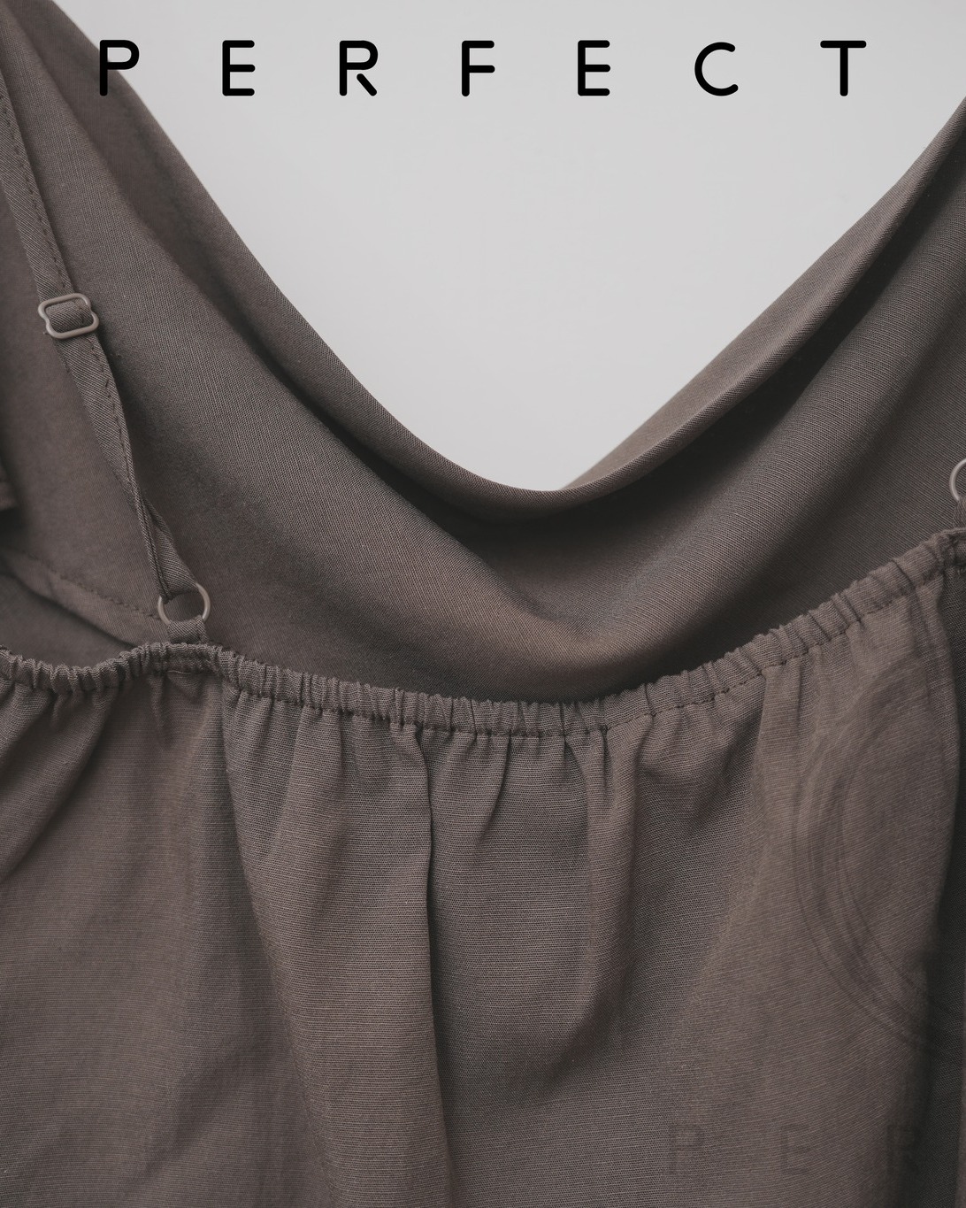 T0020_百搭氣質背心連恤衫兩件套 (橄欖綠色)